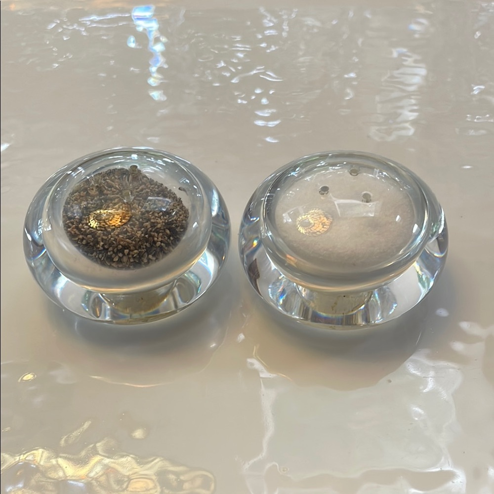 Baccarat Crystal preowned salt and pepper shakers